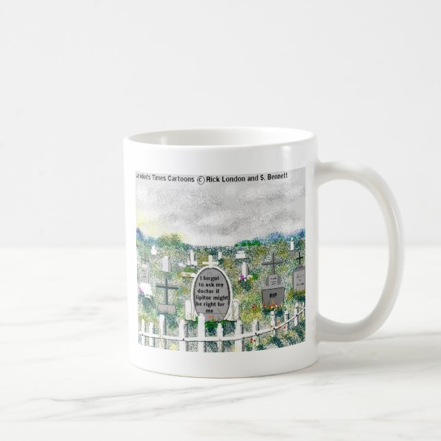 Mug Pierres tombales insolites Cadeaux et objets de co (Droite)