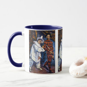 Mug Pierrot et Arlequin, Mardi Gras par Paul Cezanne