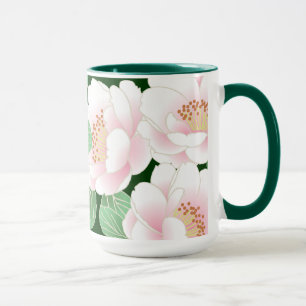 Mug Pies roses Japonais Floral Kimono