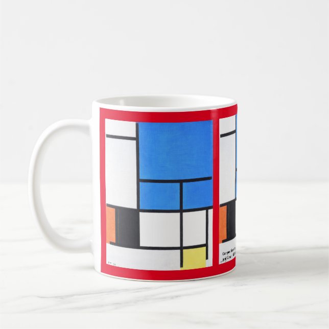 Mug Piet Mondrian (Gauche)