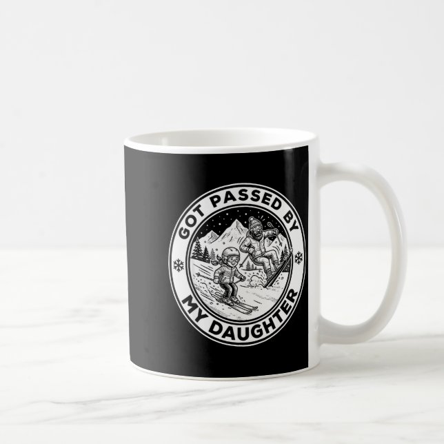 Mug Piétiné par ma fille Drôle de ski _8  (Droite)