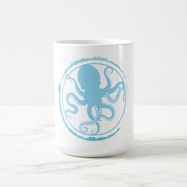 Mug Pieuvre Bleue Côtière 2 (Centre)