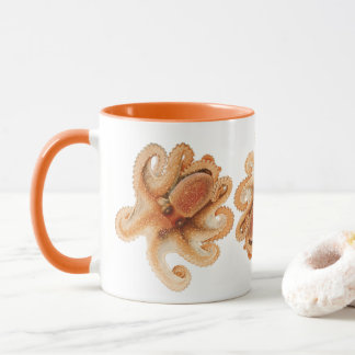 Mug Pieuvre Salutii, Animaux Aquatiques Marins Vintage