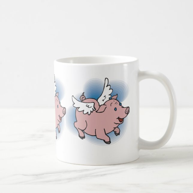 Mug Pig volant (Droite)