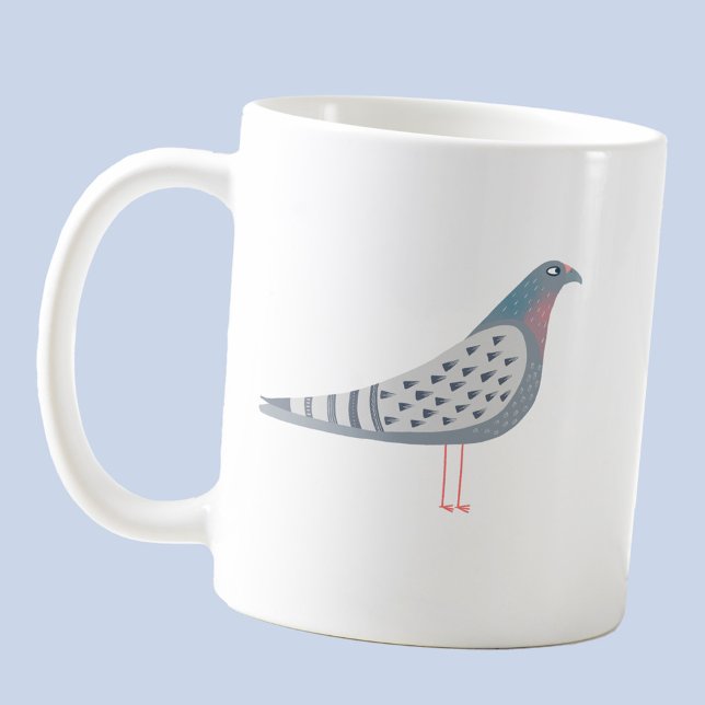 Mug Pigeon amusant (Fun pigeon coffee mug for bird fanciers)