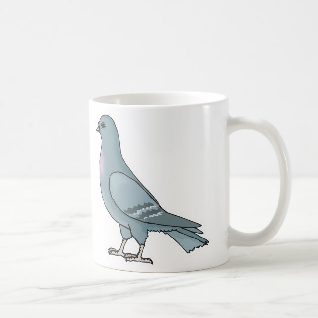 Mug pigeon gris (Droite)
