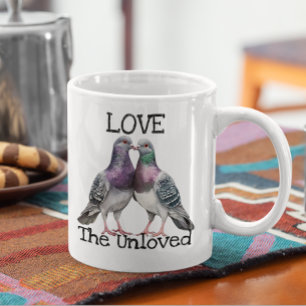 Mug Pigeon Love the Unlove Urban Feral Birds