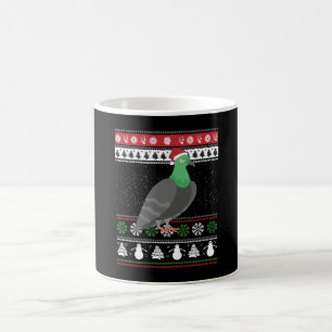 Mug Pigeon - Pigeon de Noël Père Noël laid