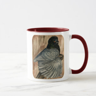 Mug Pigeon trompette anglais : 1980 Andalou