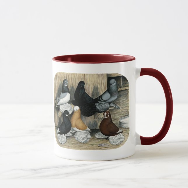 Mug Pigeons de culbuteur ratés (Droite)