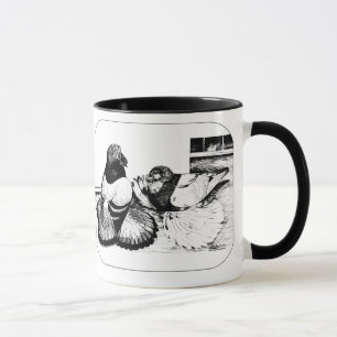 Mug Pigeons de trompette anglais