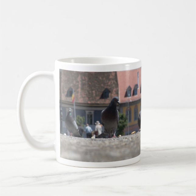 Mug Pigeons en ville (Gauche)
