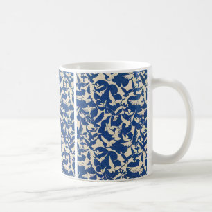 Mug Pigeons in White and blue Rijksmuseum Amsterdam