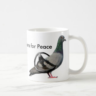Mug Pigeons pour la paix