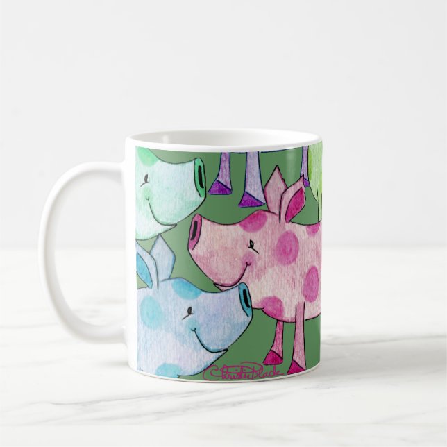 Mug Piggy Collage (Gauche)