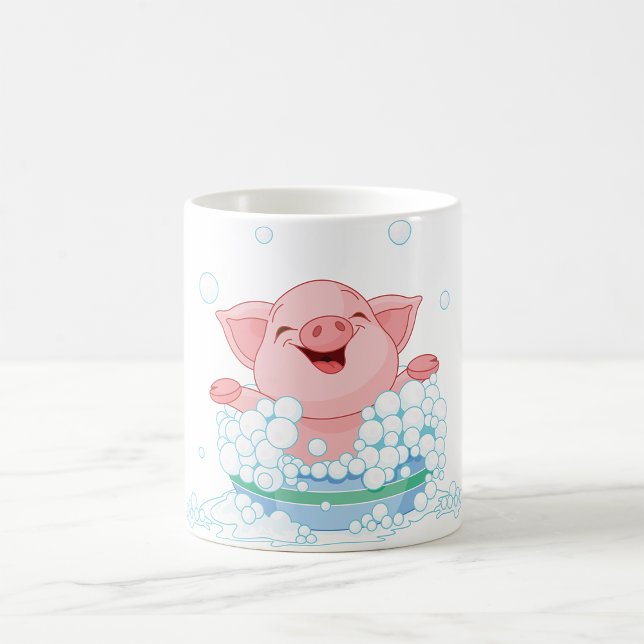 Mug Piglet Prendre Un Bain De Musique (Créateur téléchargé)