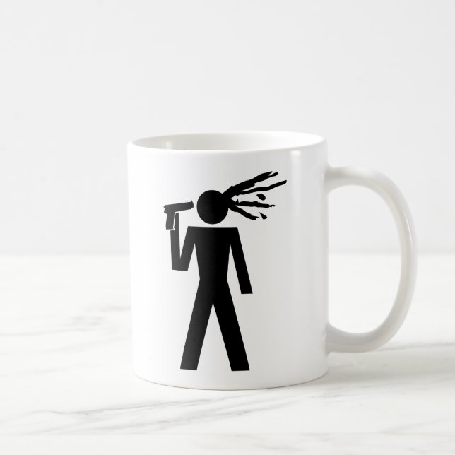 Mug piktogramm de suicid (Droite)