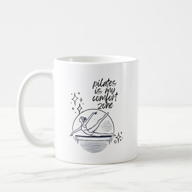 Mug Pilates est ma zone de confort (Gauche)
