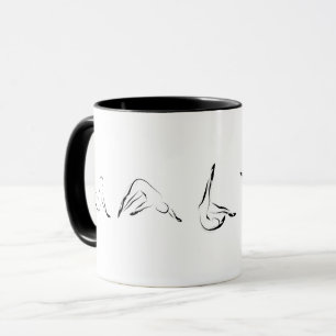 Mug Pilates pose des poses minimales de Pilates
