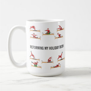Mug Pilates Santa Reformer Noël