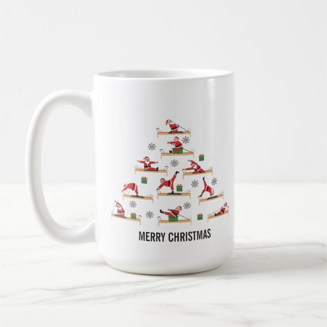 Mug Pilates Santa Reformer Noël (Gauche)