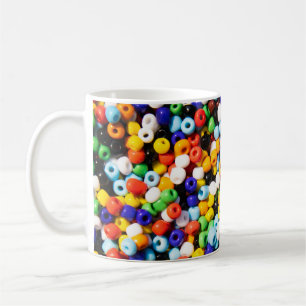 Mug Pile arc-en-ciel coloré de perles