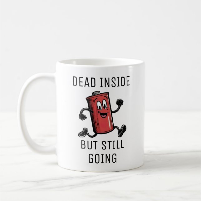 Mug Pile de course amusante (Gauche)