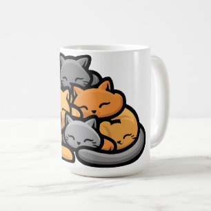 Mug Pile De Kitty Cats Drôle Mignonne Amoureux des cha