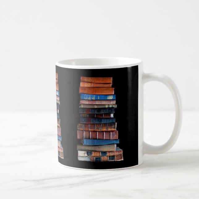 Mug Pile vintage d'anciens livres (Droite)