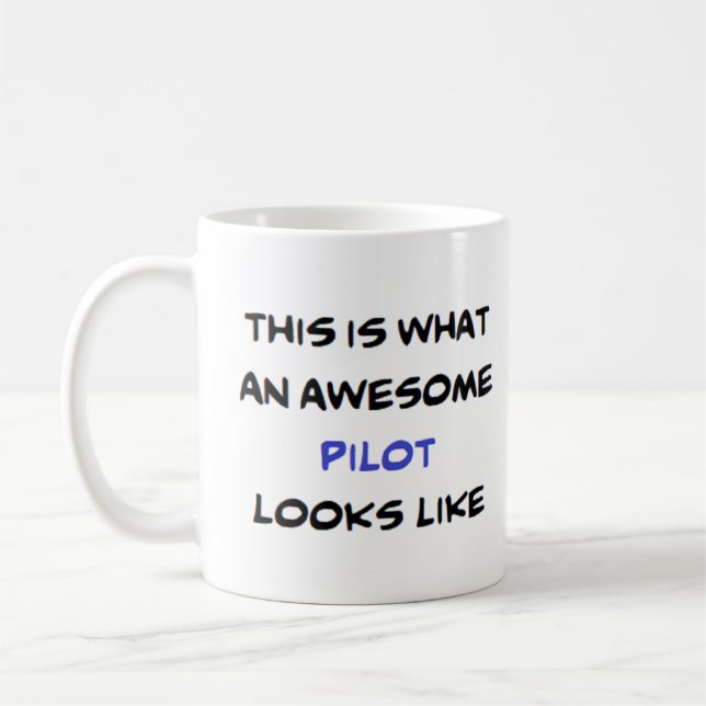 Mug pilot, awesome (Gauche)