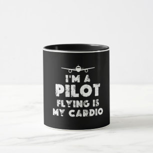 Mug Pilote amusant