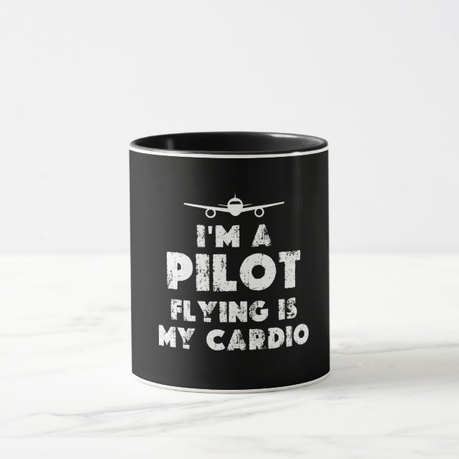 Mug Pilote amusant (Centre)