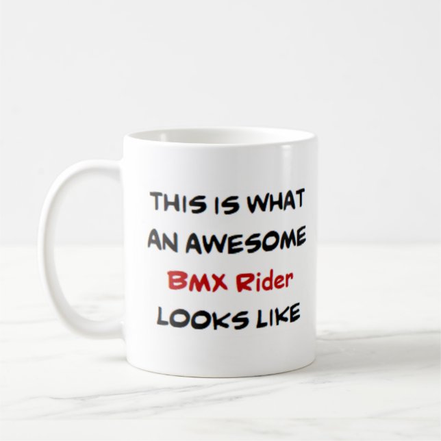 Mug pilote bmx, génial (Gauche)
