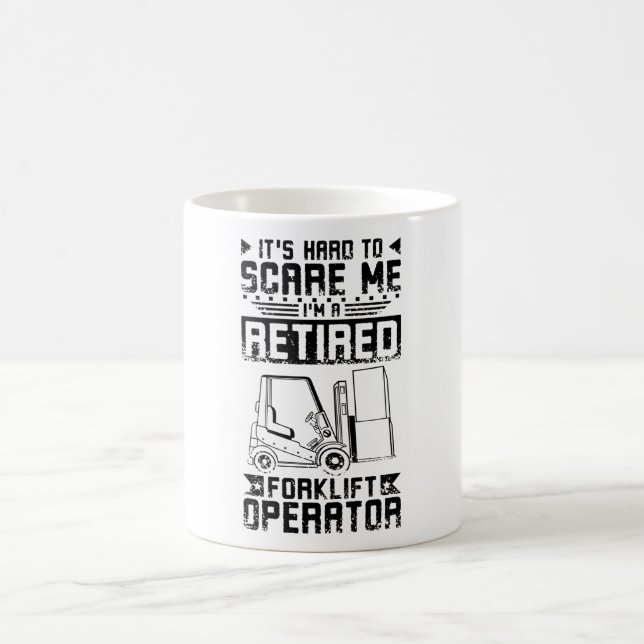 Mug Pilote de chariots élévateurs à la retraite (Centre)