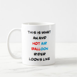 Mug pilote de montgolfière, avide