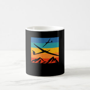Mug Pilote de planeur à voile en plein essor