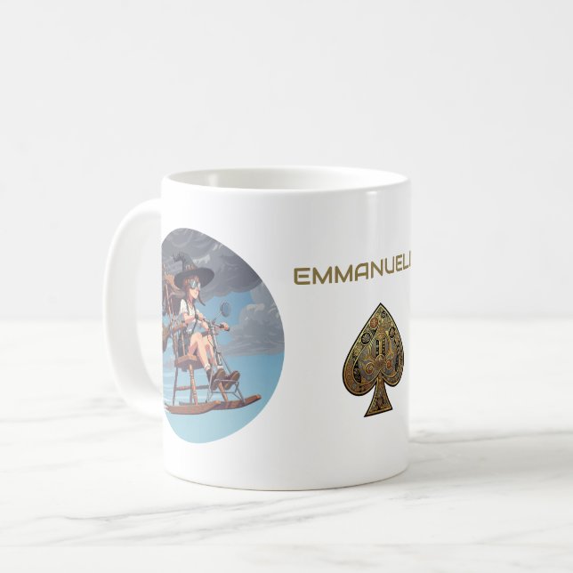 Mug Pilote de Sorcière Charmante (Devant gauche)