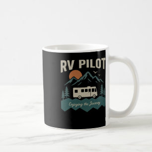 Mug Pilote de VR Camping Rétro Caravane Voyage Vacance