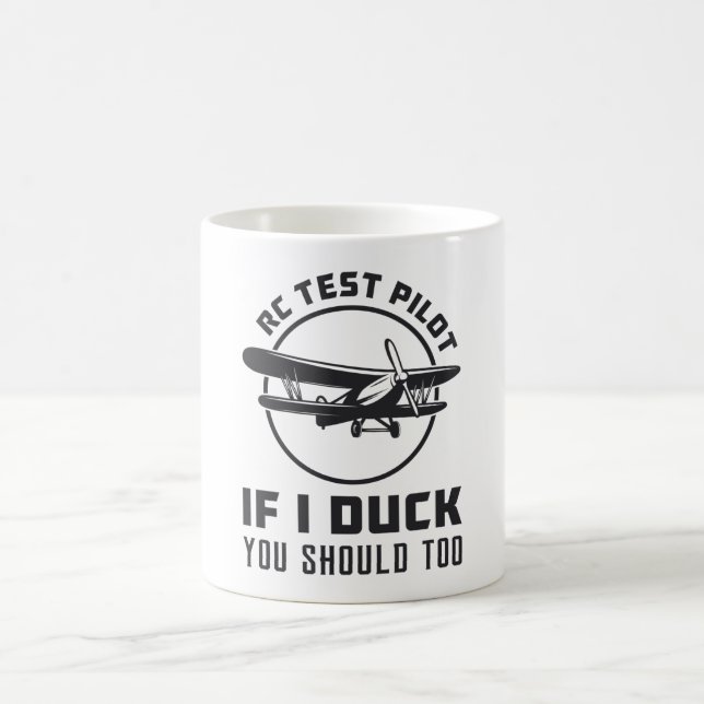 Mug Pilote d'essai RC Si je canque, vous devriez trop  (Centre)