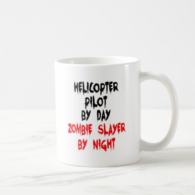 Mug Pilote d'hélicoptère Zombie Slayer (Droite)