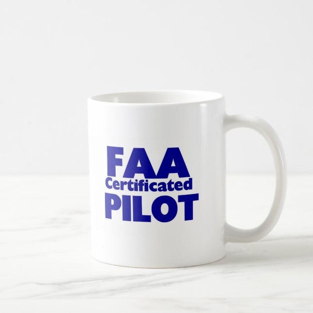 Mug Pilote diplômée par FAA (Droite)