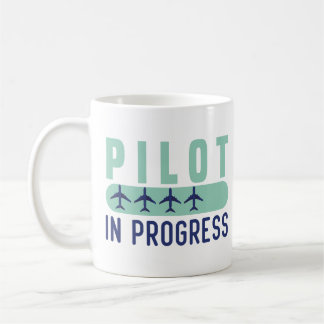 Mug Pilote En Cours Drôle Pilote Diplôme Étudiant