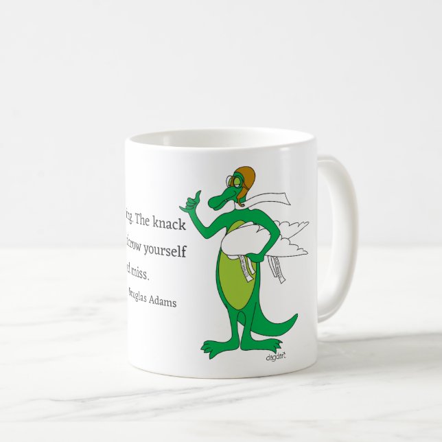 Mug Pilote en vol (Devant droit)