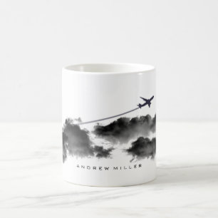 Mug Piloter loin/avion/pilote personnalisé