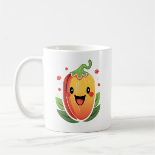 Mug Piment Chilli Chaud Nourriture Épicée Chili Kawaii