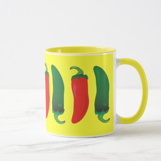 Mug Piments verts rouges de N (Droite)