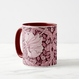 Mug Pimpernel Maroon, William Morris