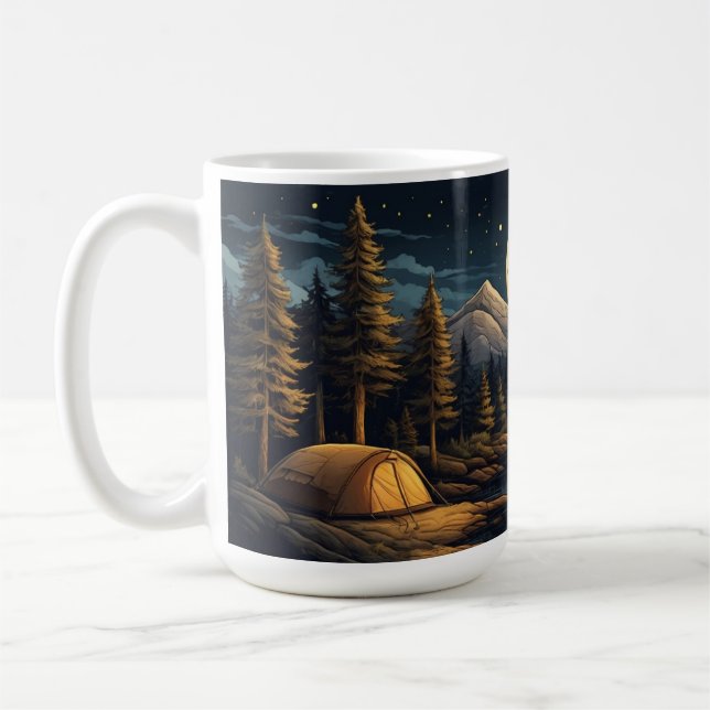 Mug Pin de camping extérieur inspiré de la nature (Gauche)