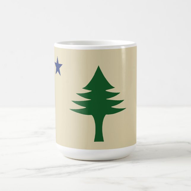 Mug Pin et étoile 1901 drapeau de l'état du Maine (Centre)