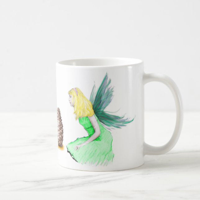 Mug Pine Arbre Fée avec cône de pin (Droite)